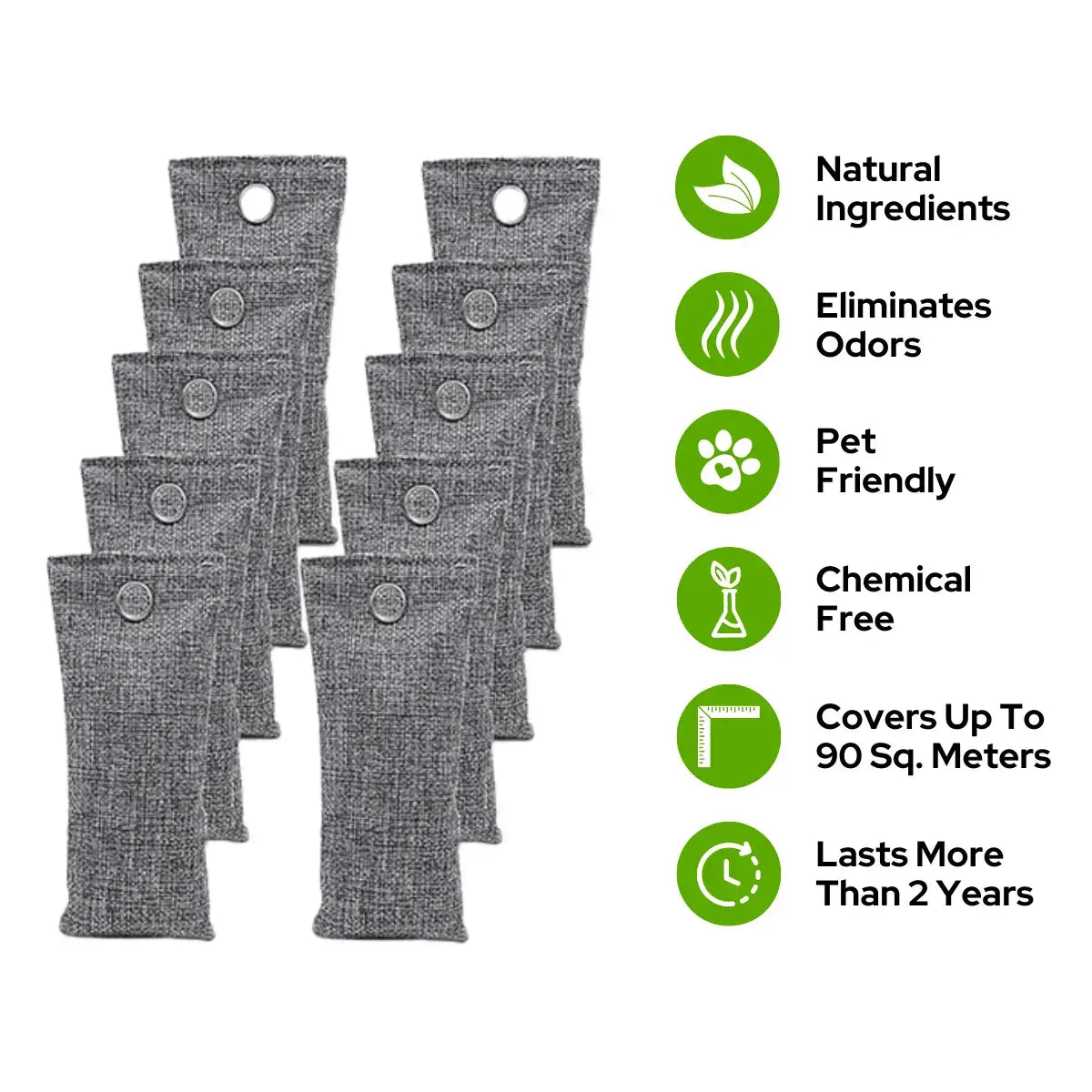 Special Offer - 10x Charcoal Bags (50% OFF)
